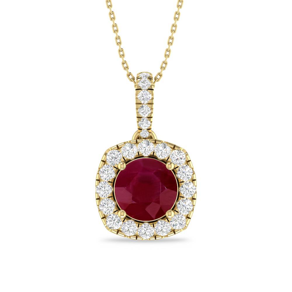 Yellow Gold - Ruby