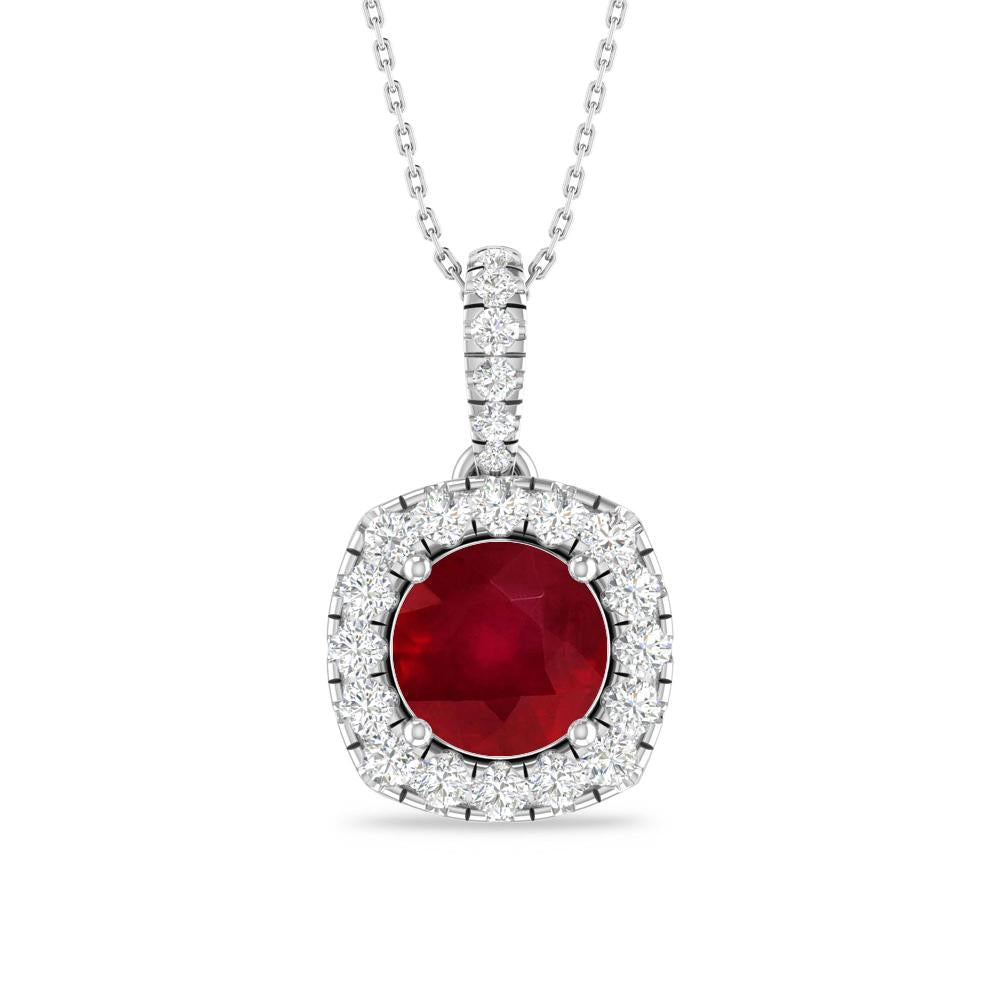 White Gold - Ruby