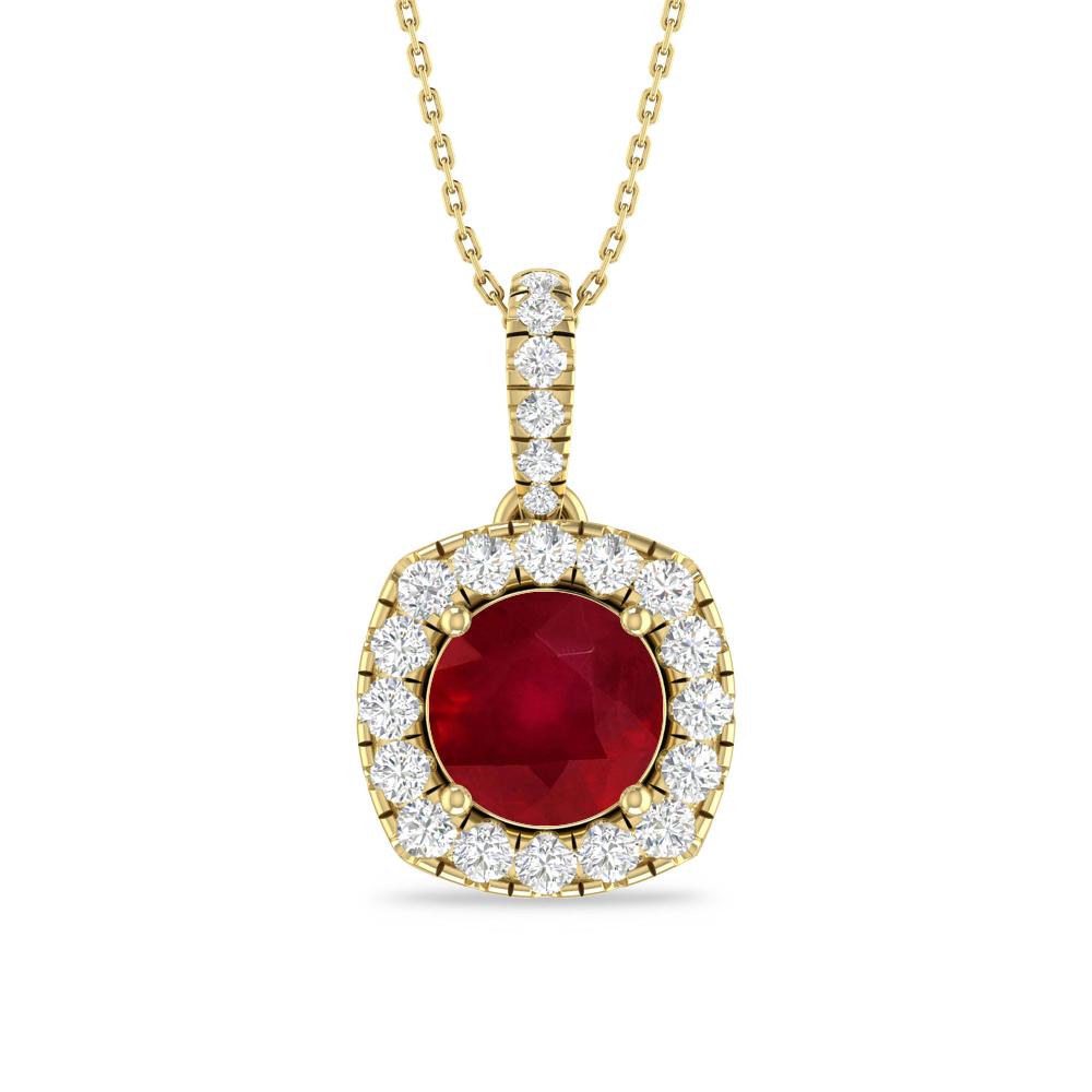 Yellow Gold - Ruby