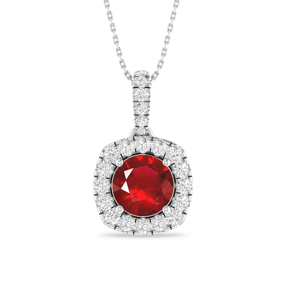 White Gold - Ruby