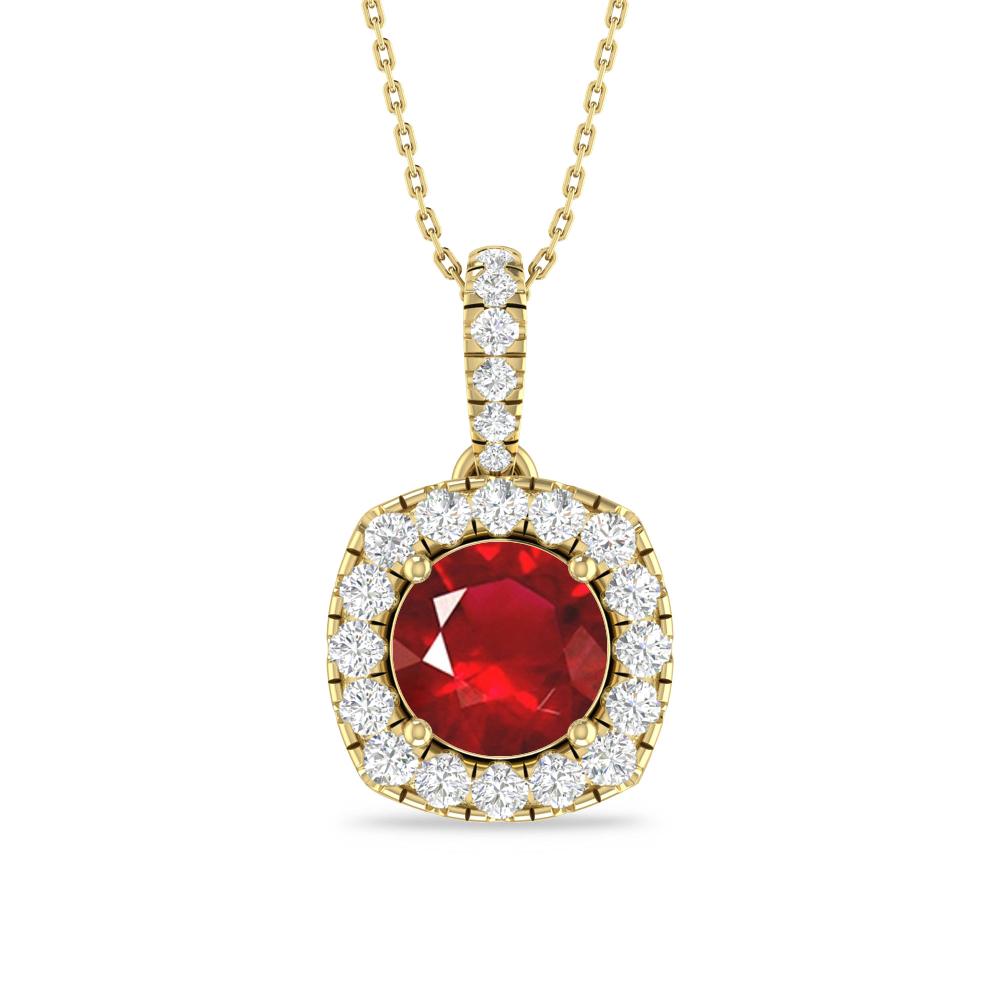 Yellow Gold - Ruby
