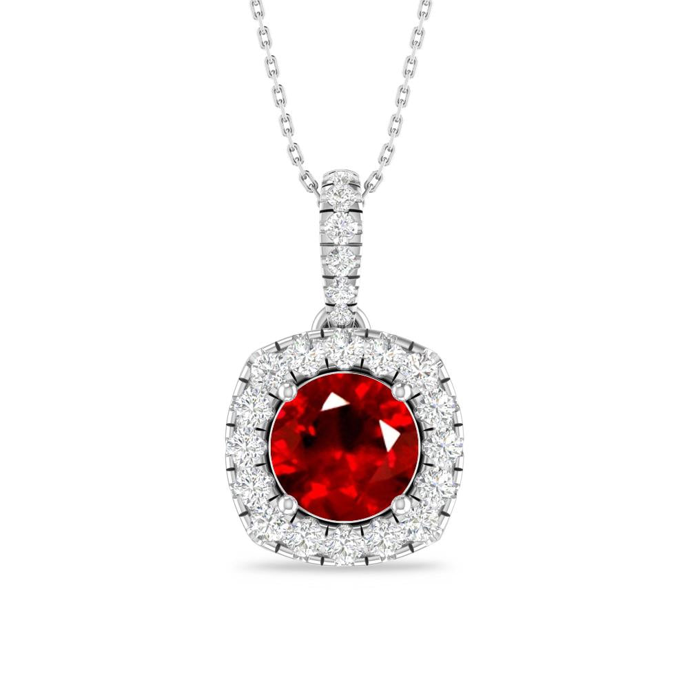 White Gold - Ruby