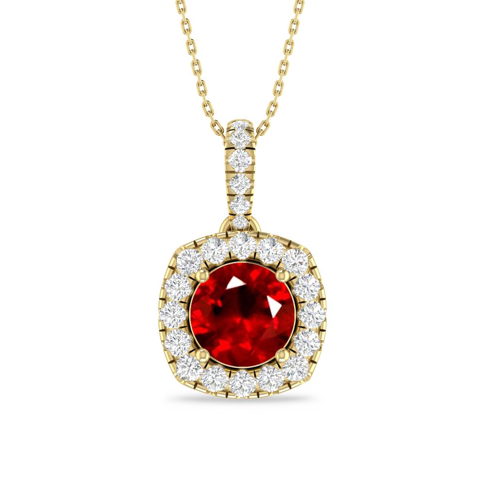 Yellow Gold - Ruby