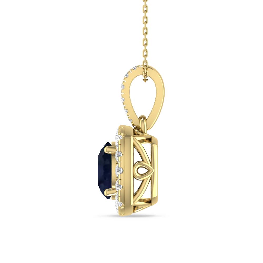 Yellow Gold - Sapphire