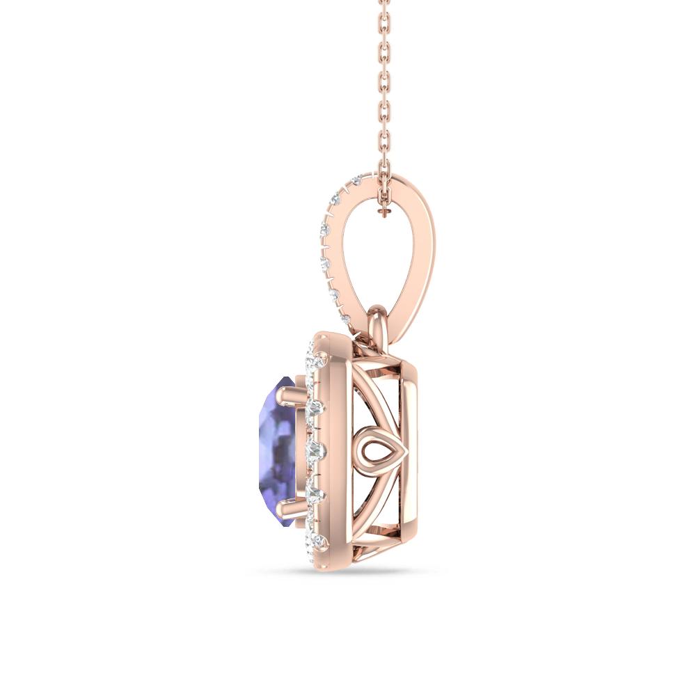 Rose Gold - Tanzanite