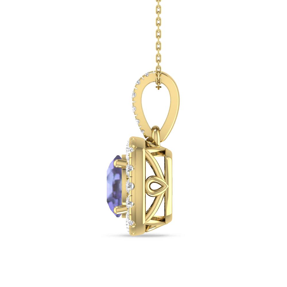 Yellow Gold - Tanzanite
