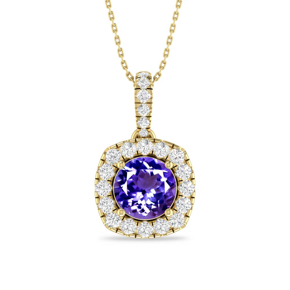 Yellow Gold - Tanzanite