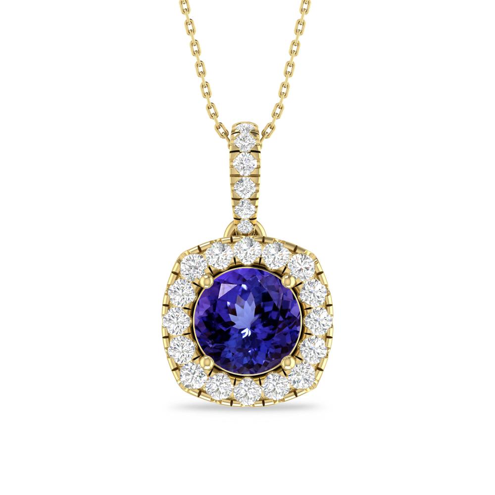 Yellow Gold - Tanzanite