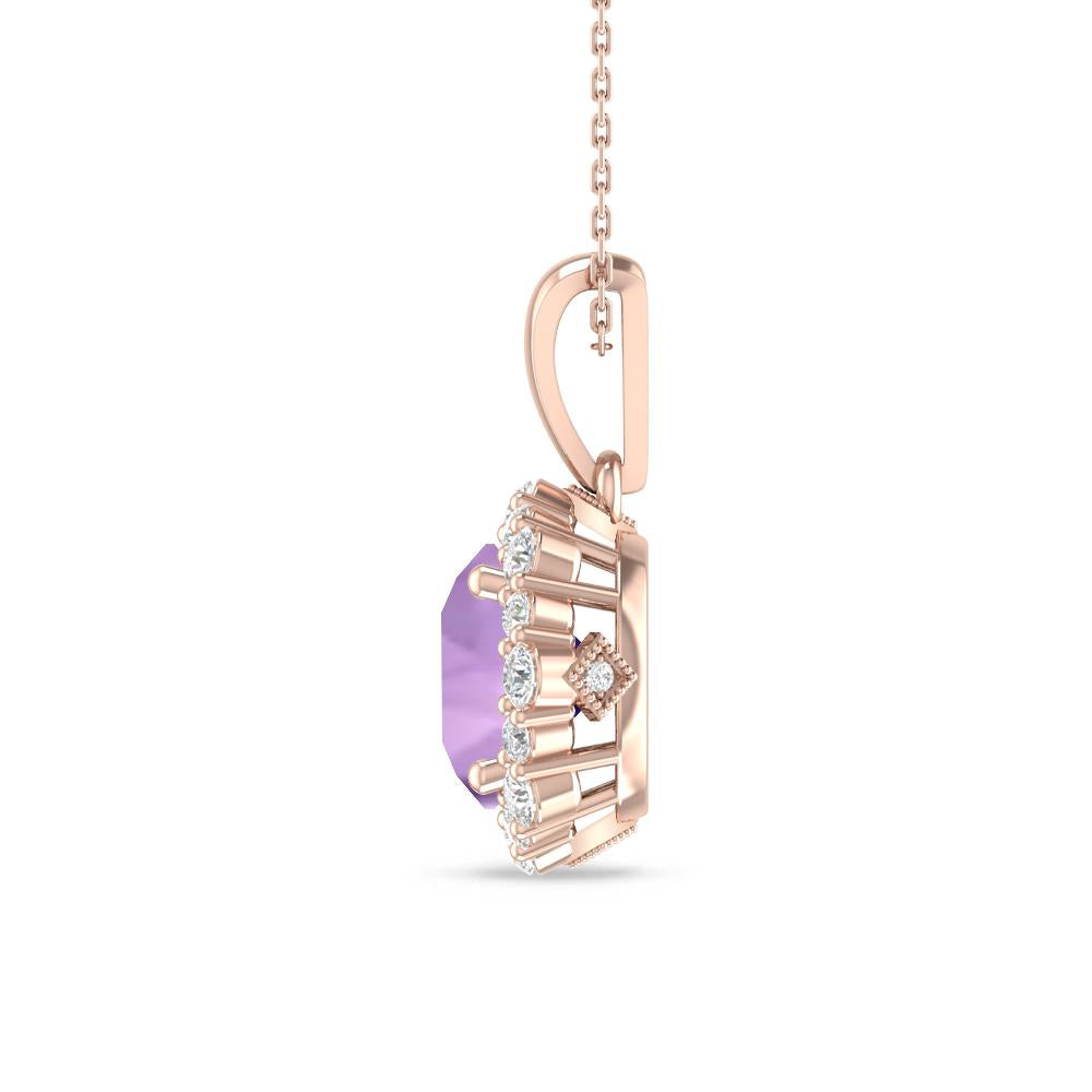 Rose Gold - Amethyst