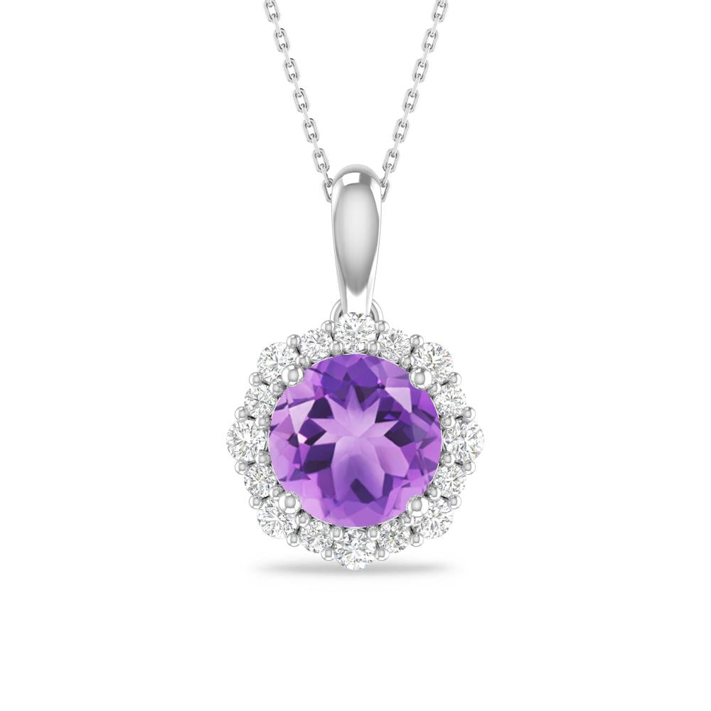 White Gold - Amethyst