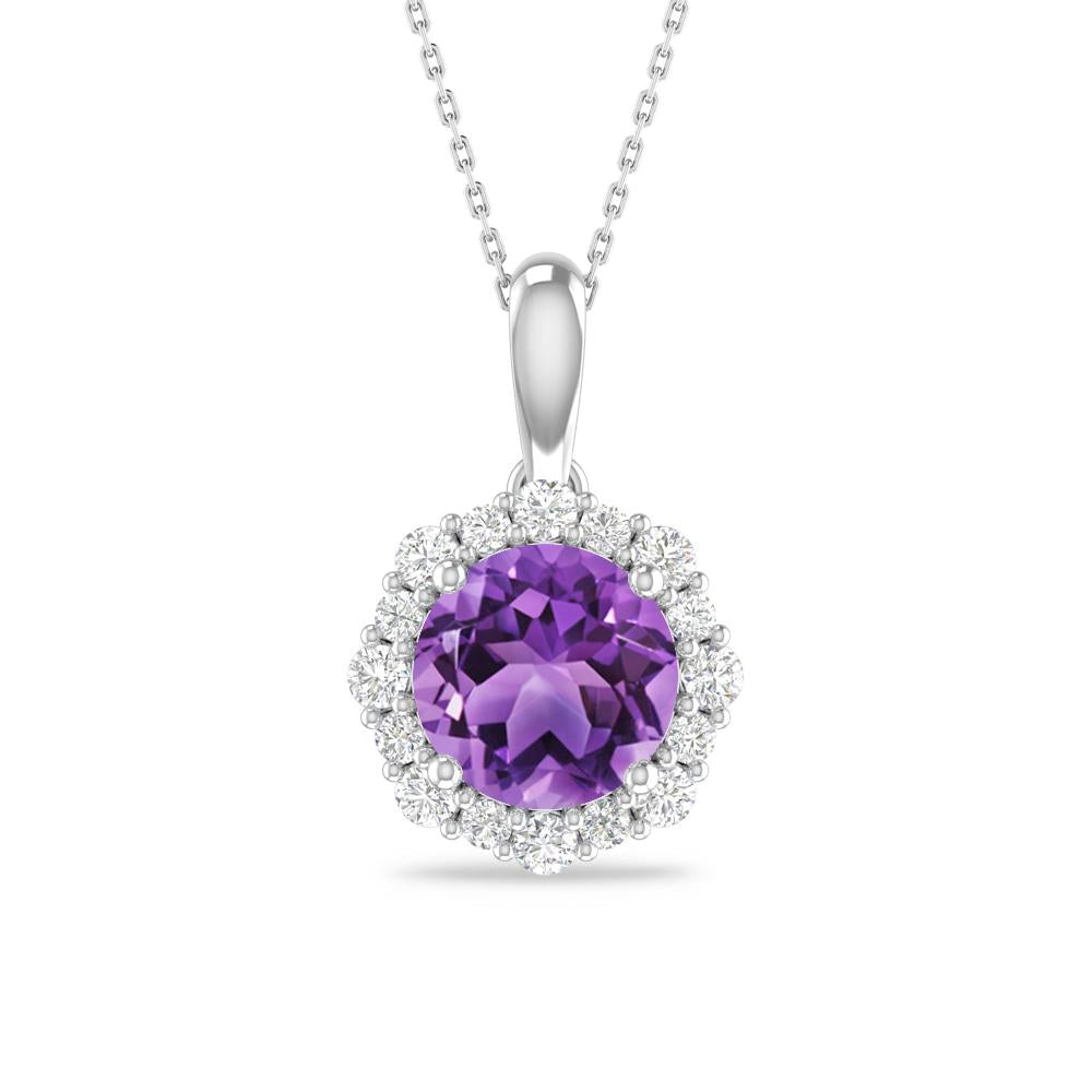 White Gold - Amethyst