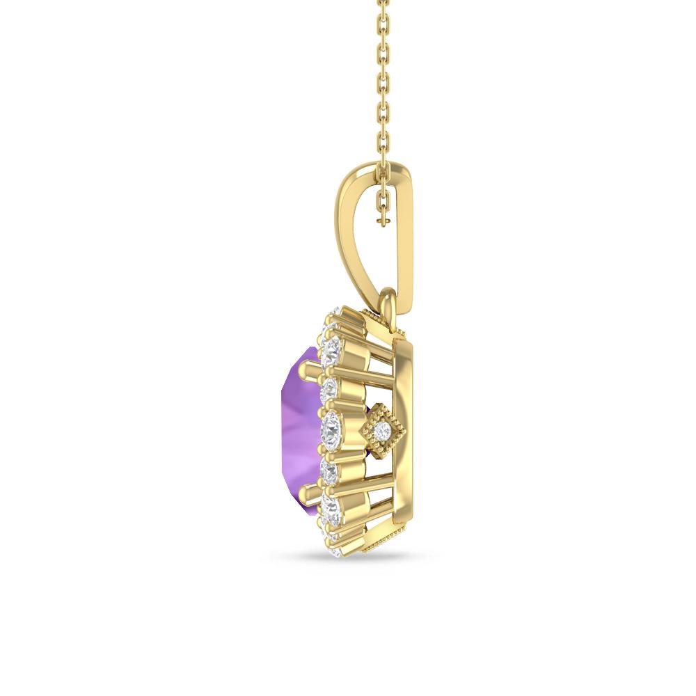 Yellow Gold - Amethyst