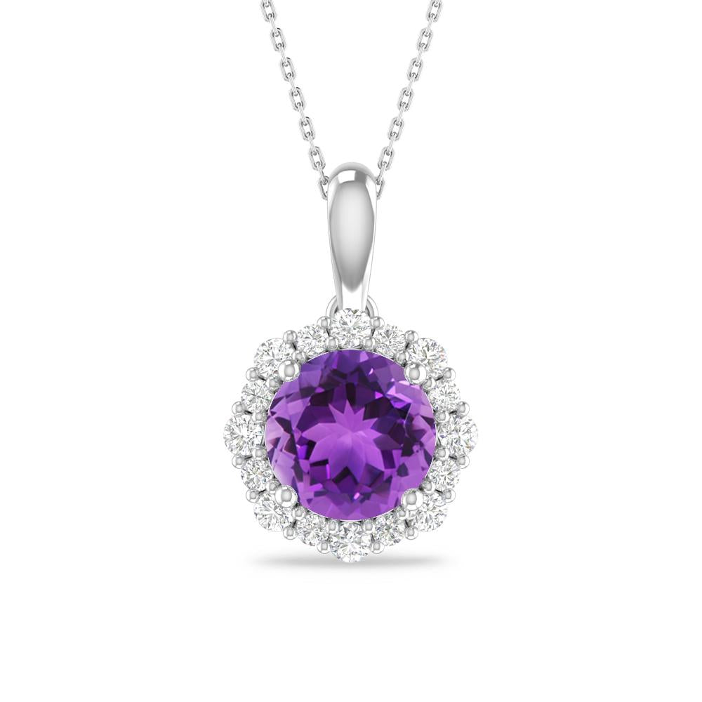 White Gold - Amethyst