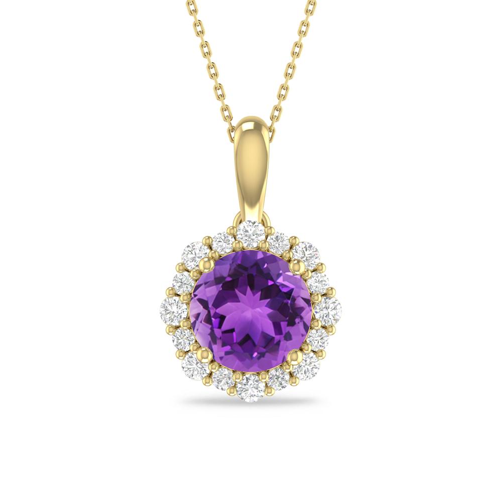 Yellow Gold - Amethyst