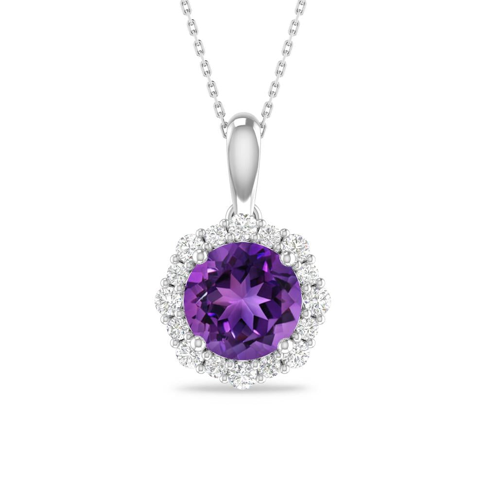 White Gold - Amethyst