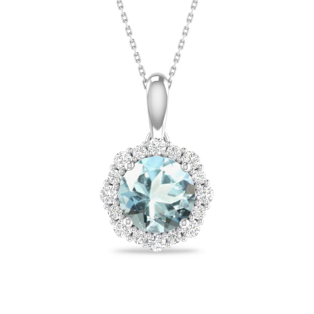 White Gold - Aquamarine