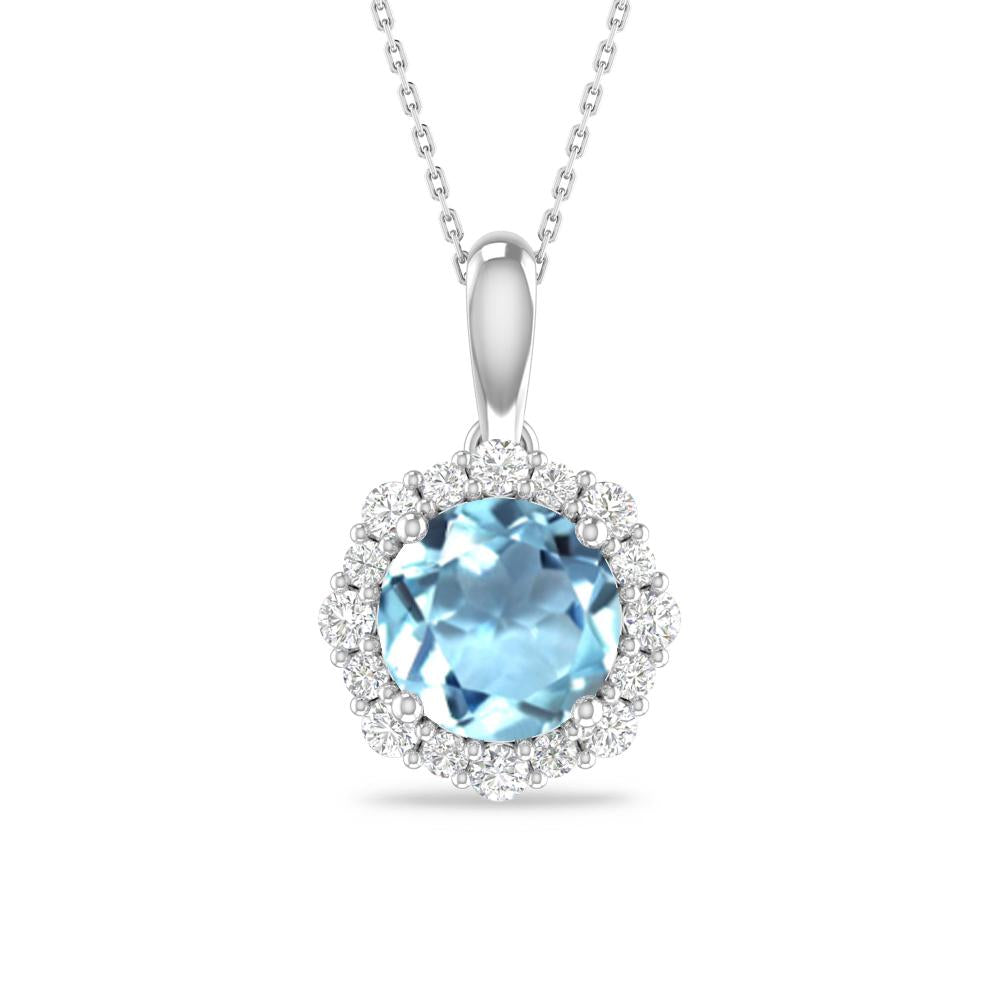 White Gold - Aquamarine