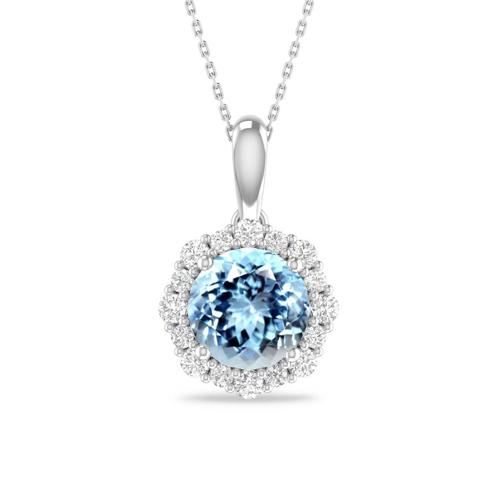 White Gold - Aquamarine