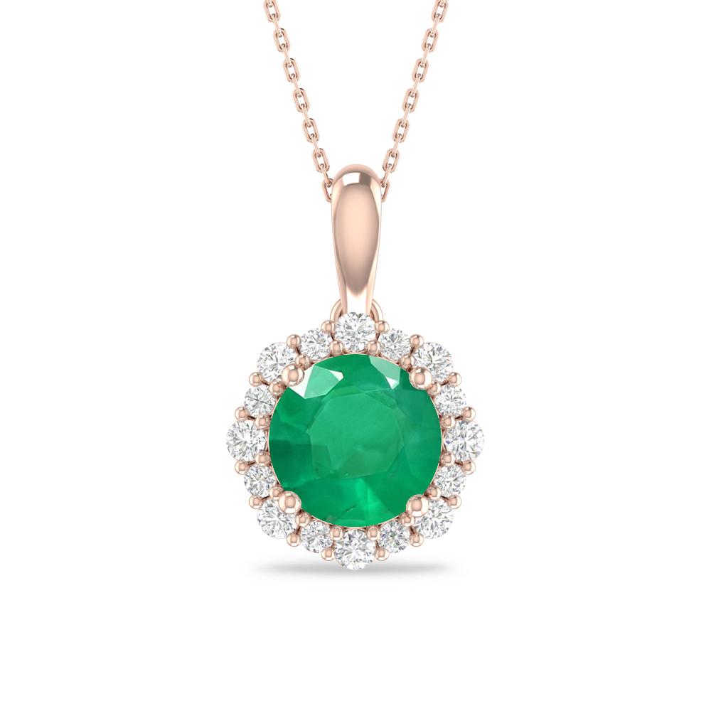 Rose Gold - Emerald