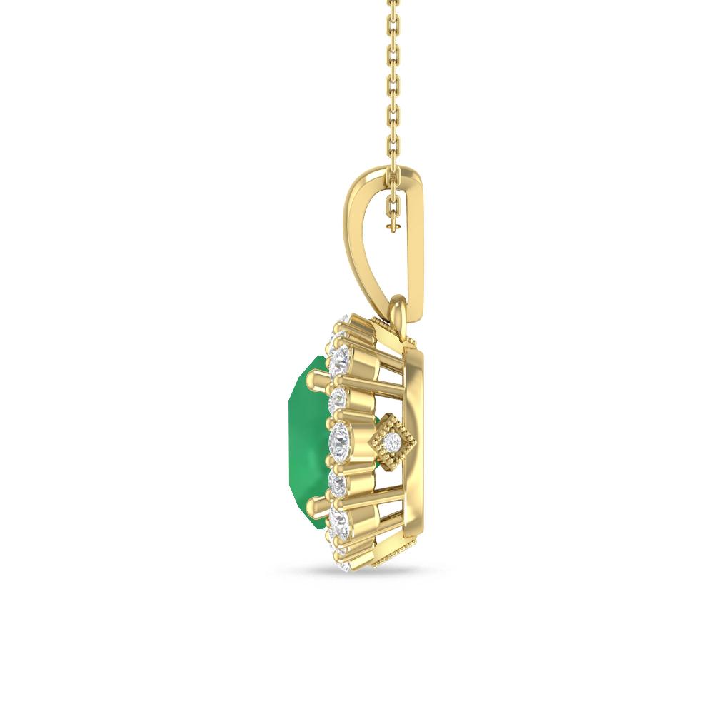 Yellow Gold - Emerald