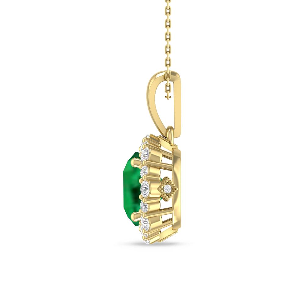 Yellow Gold - Emerald