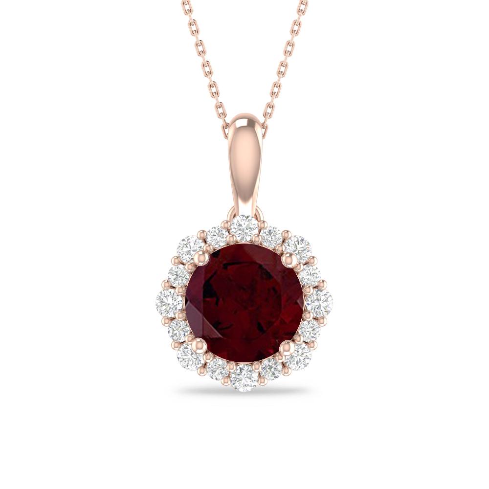 Rose Gold - Garnet