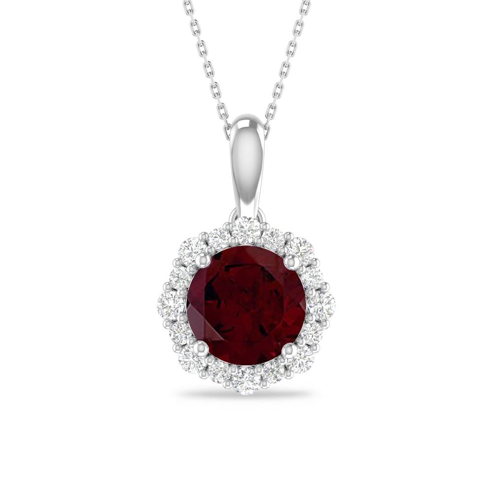 White Gold - Garnet