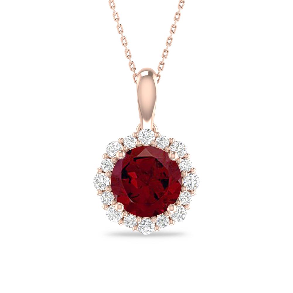 Rose Gold - Garnet