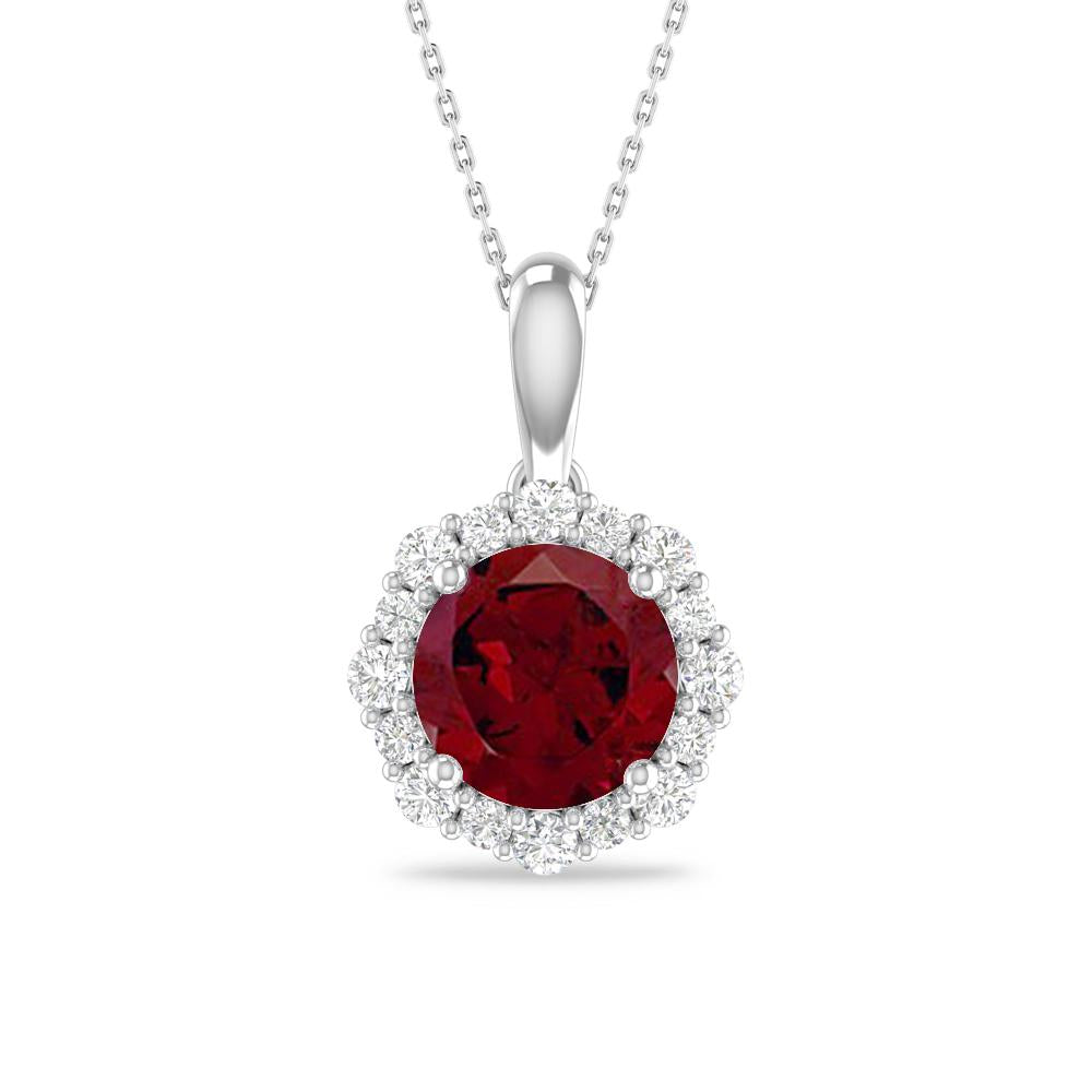 White Gold - Garnet