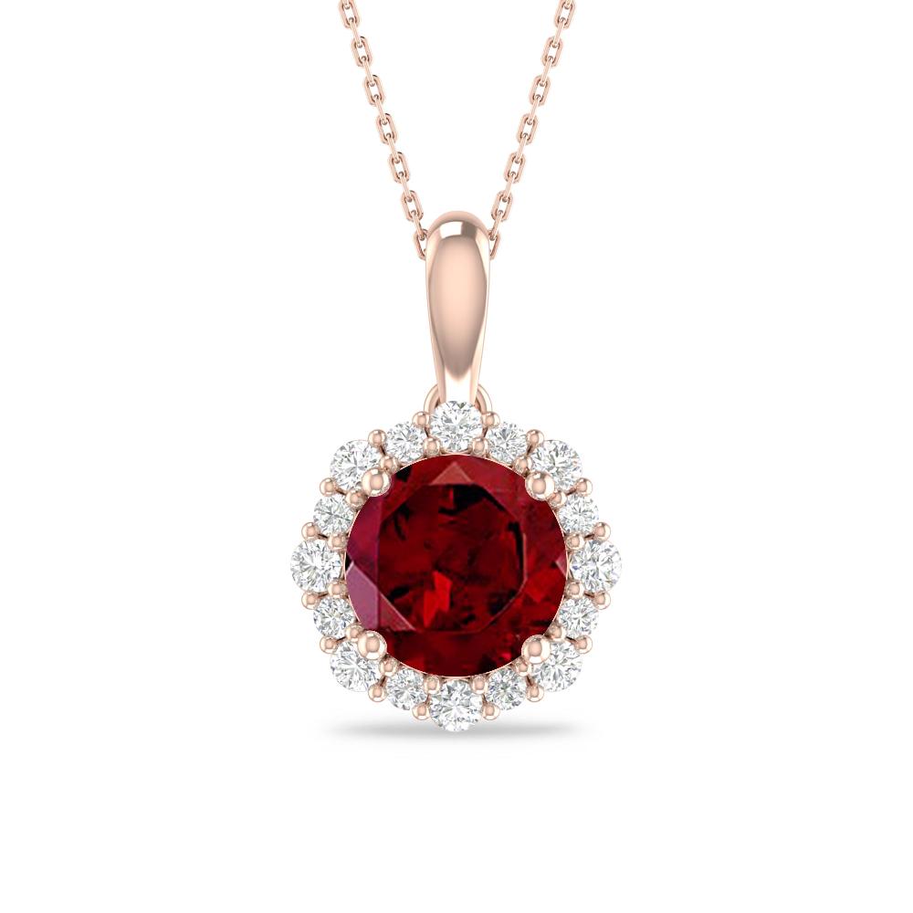 Rose Gold - Garnet