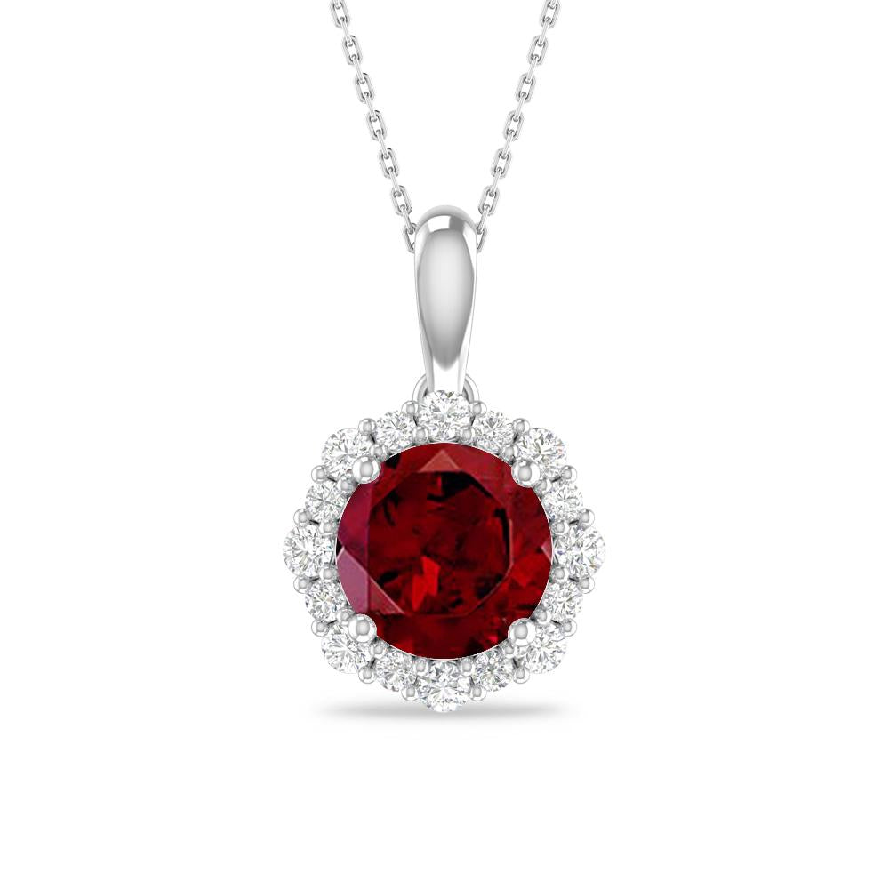 White Gold - Garnet
