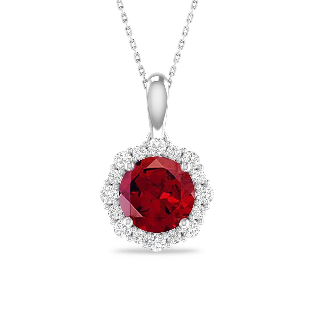 White Gold - Garnet