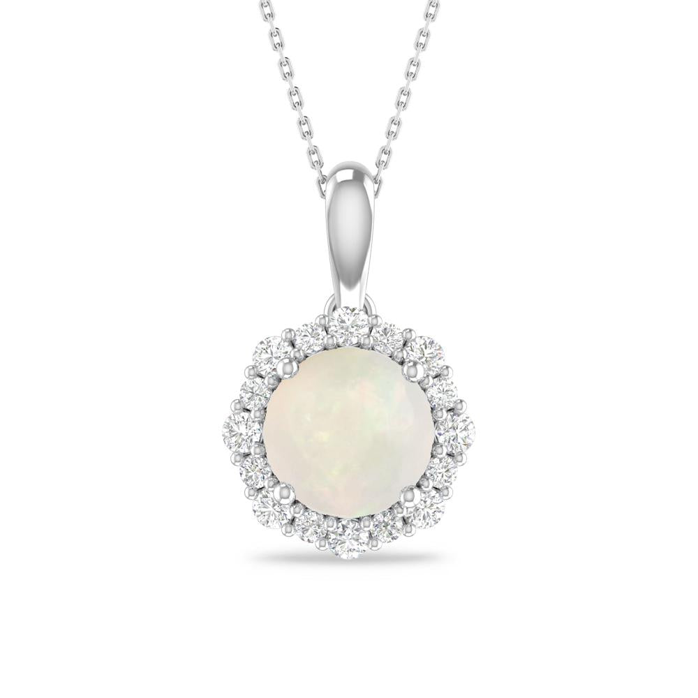 White Gold - Opal