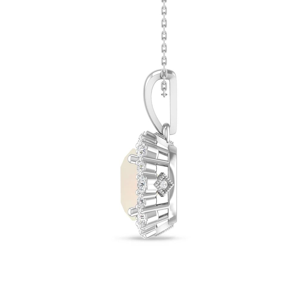 White Gold - Opal