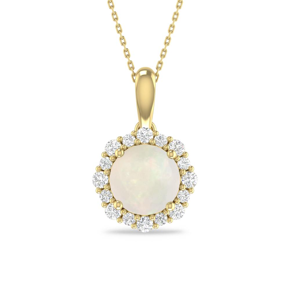 Yellow Gold - Opal