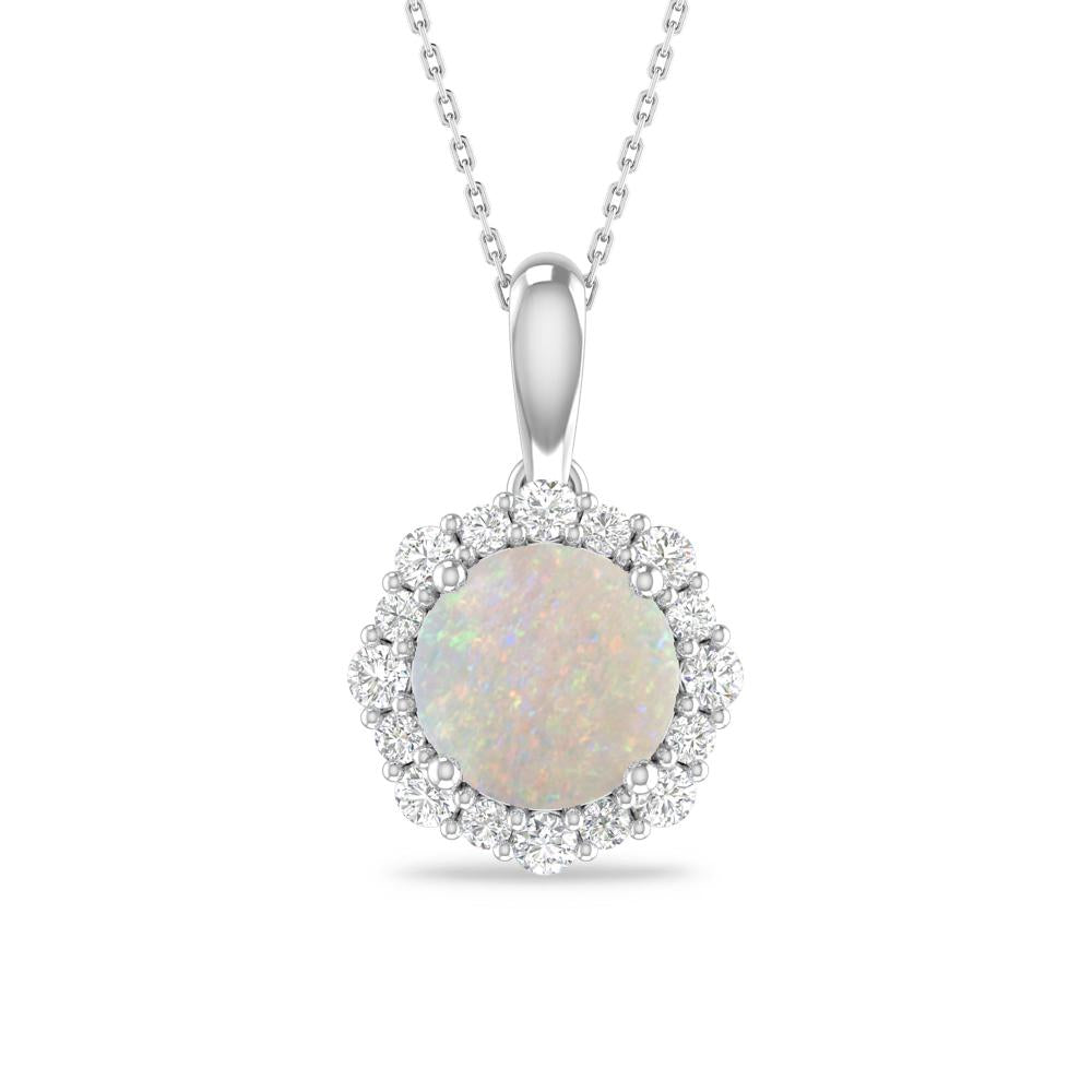 White Gold - Opal