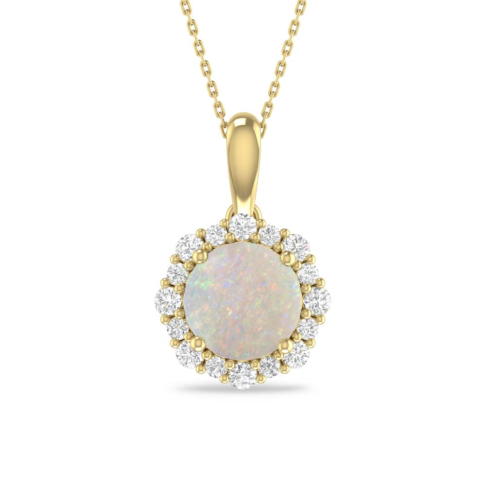 Yellow Gold - Opal