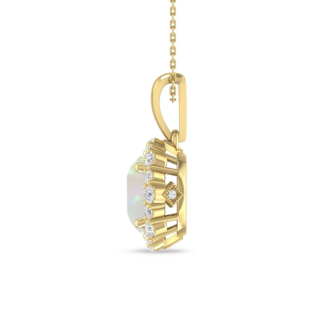 Yellow Gold - Opal