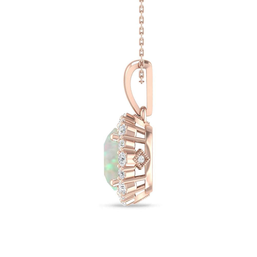 Rose Gold - Opal