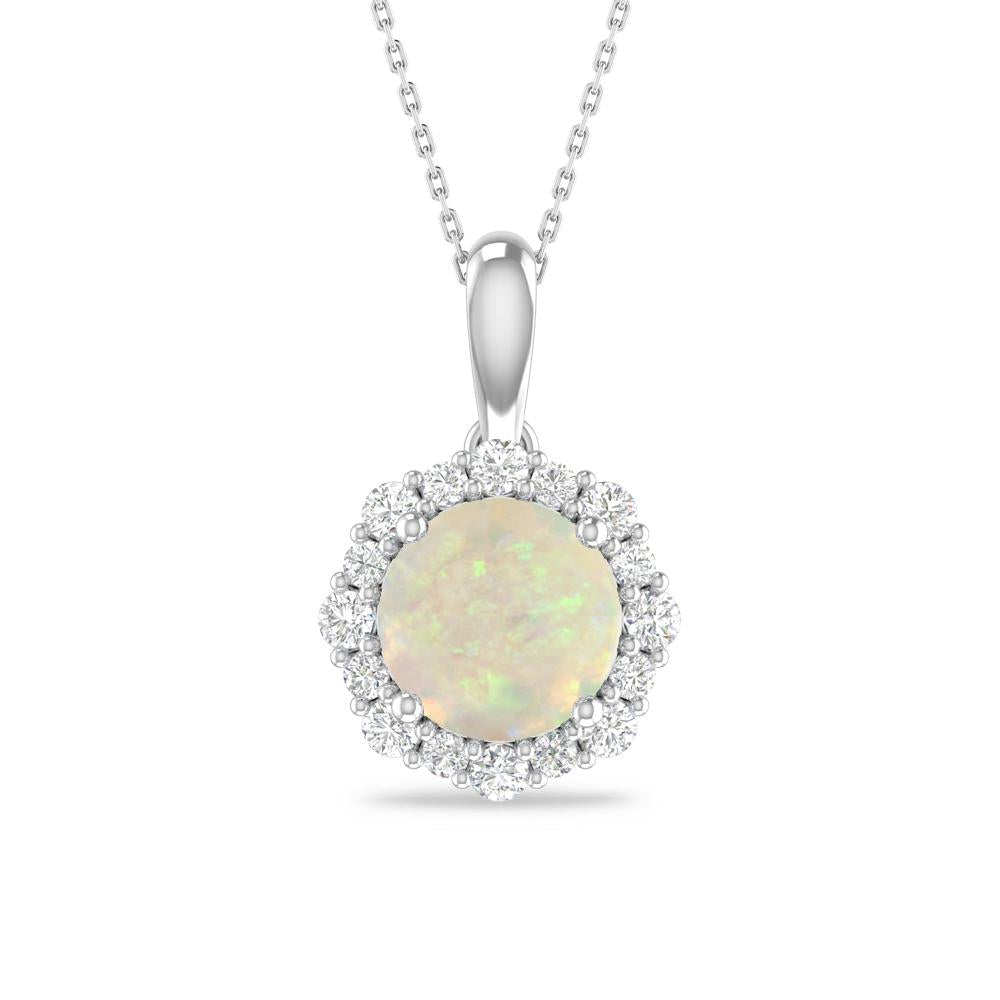 White Gold - Opal
