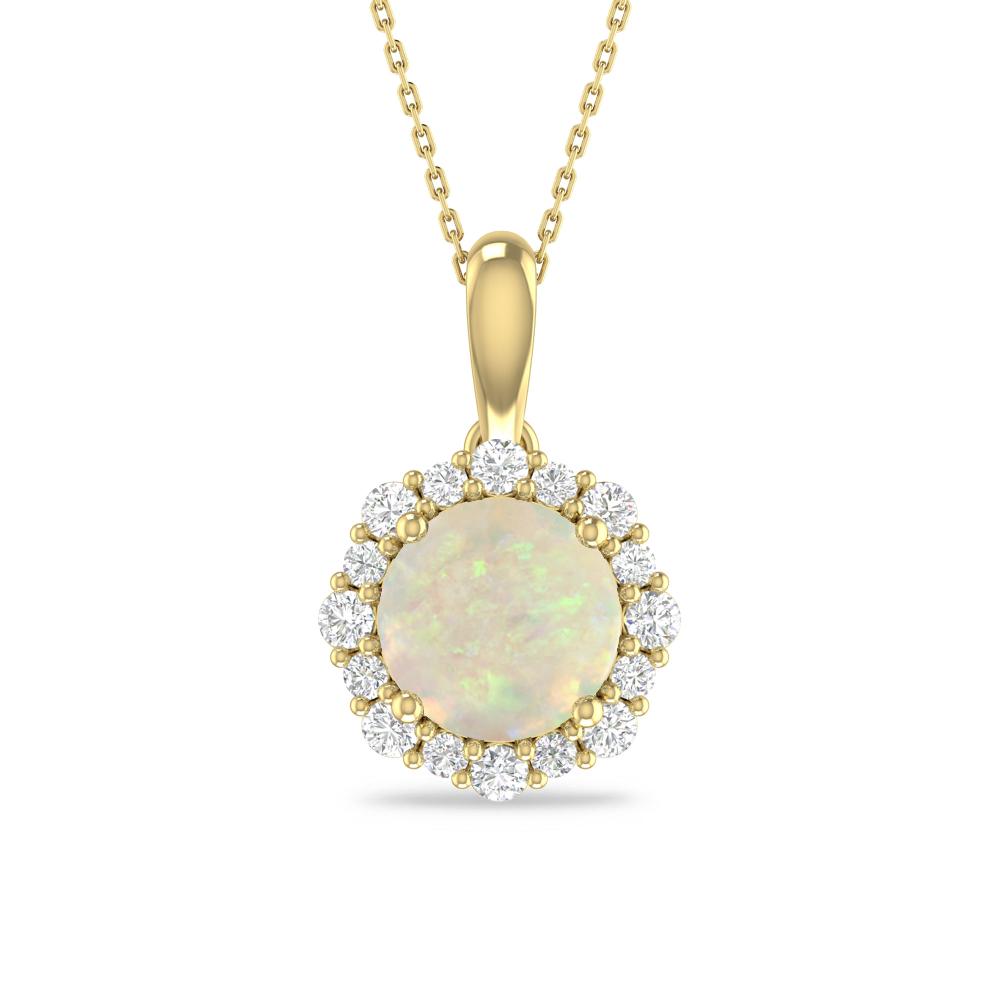 Yellow Gold - Opal