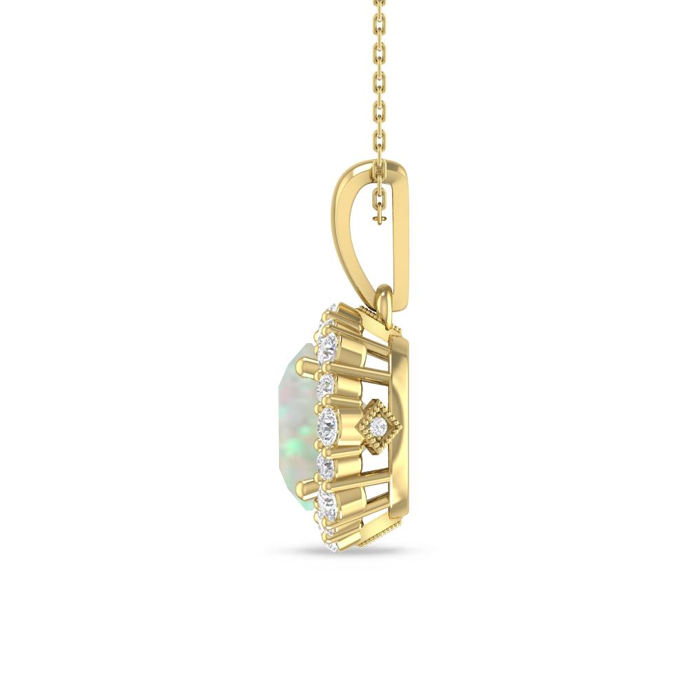 Yellow Gold - Opal