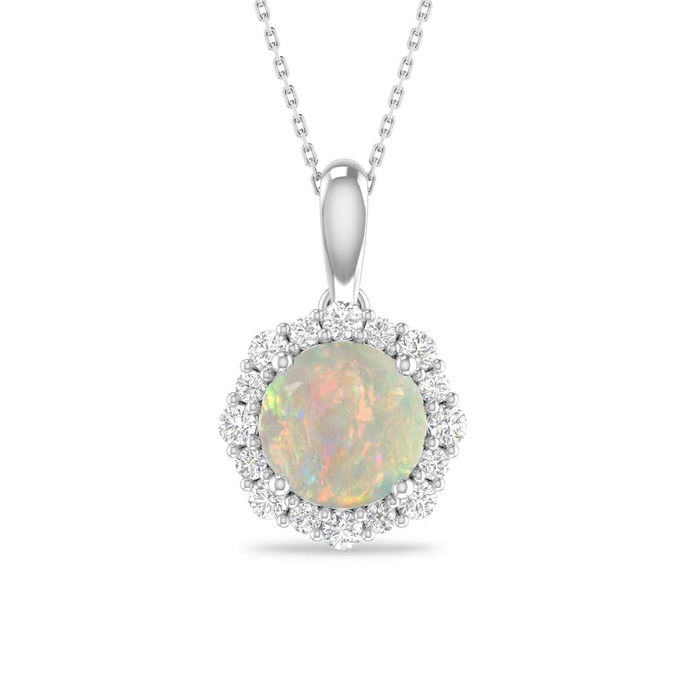 White Gold - Opal
