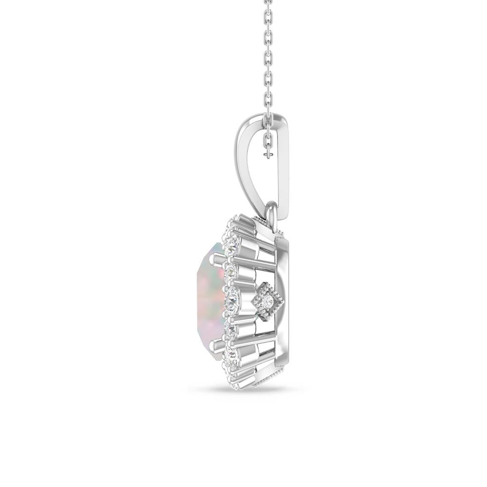 White Gold - Opal