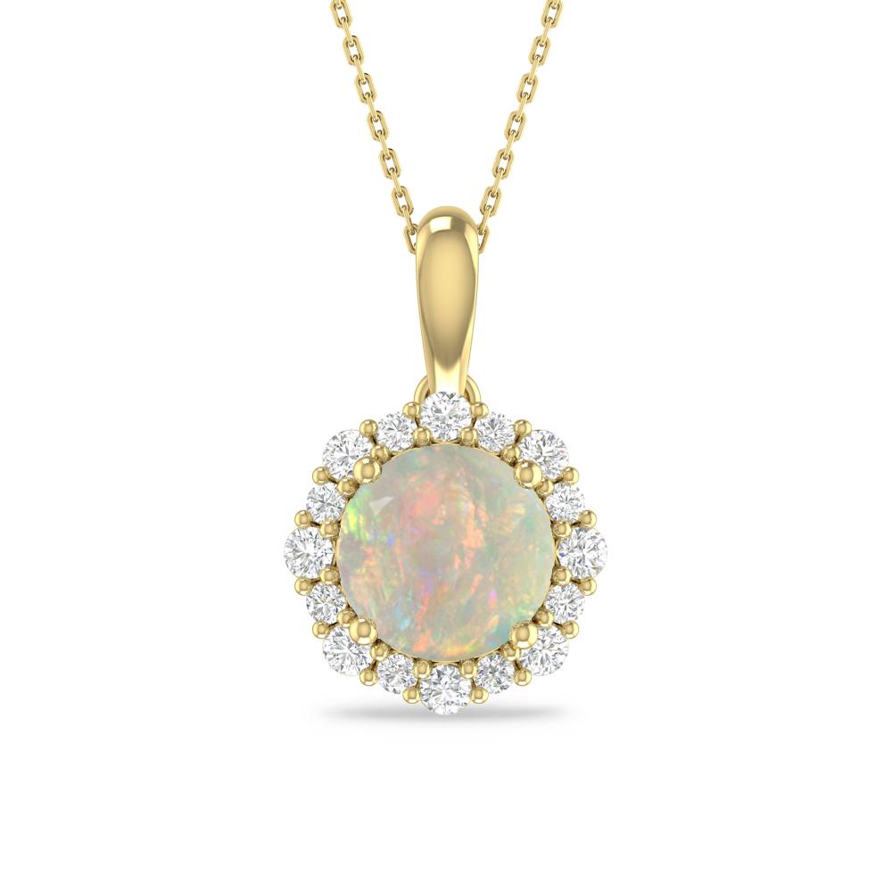 Yellow Gold - Opal