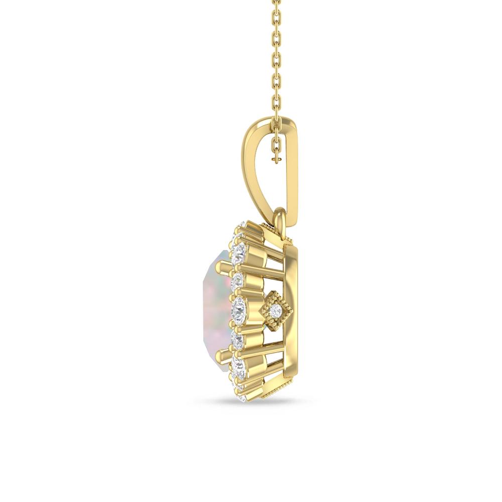 Yellow Gold - Opal