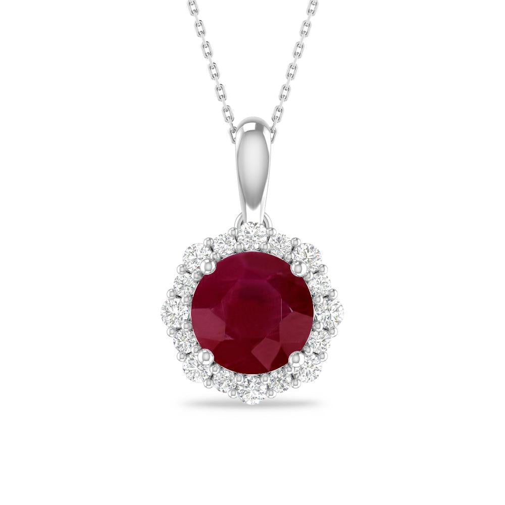 White Gold - Ruby