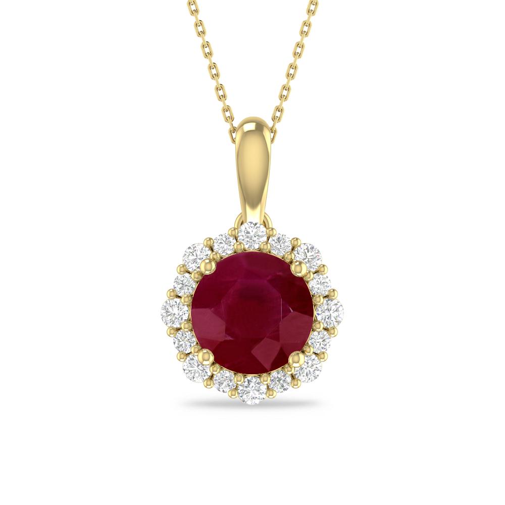 Yellow Gold - Ruby