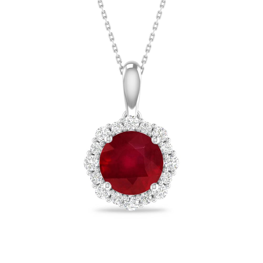 White Gold - Ruby
