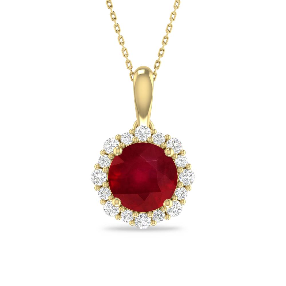 Yellow Gold - Ruby